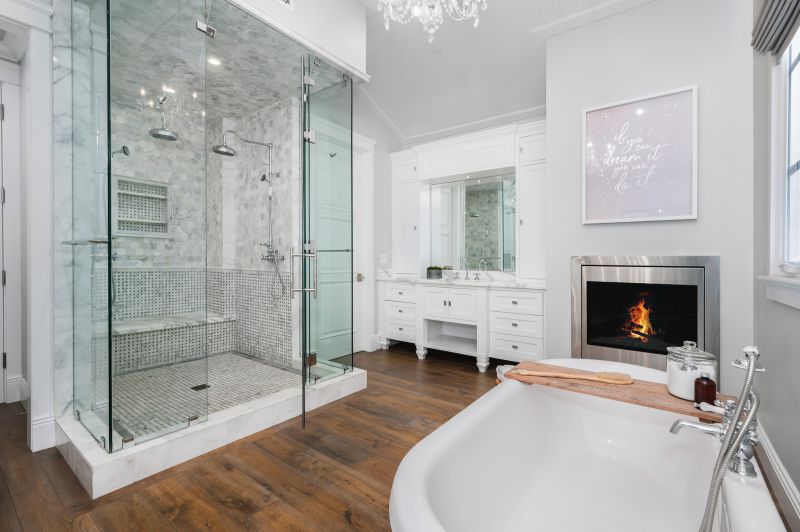 Luxury Bathroom with Custom Features